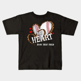 My Heart is on that Field Kids T-Shirt